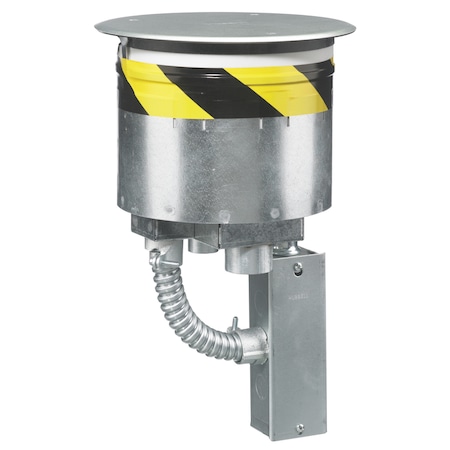 Hubbell Wiring Device-Kellems Recessed 8" Series, Through Floor Fitting Only, (1) S1R8JNC1 fitting box, No Sub Plates S1R8PTFIT1